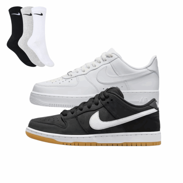 Shadow 1 + Dunk Low Pro + 3 Meias Nike - Image 6