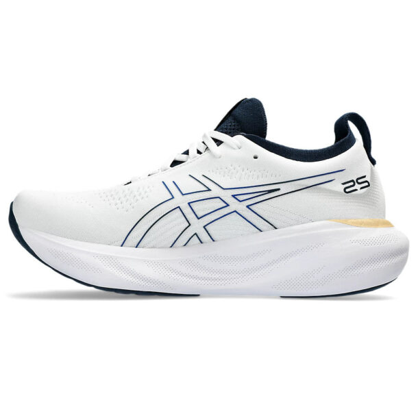 Asics Gel - Nimbus™ 25 Branco Azul Ilus - Image 2