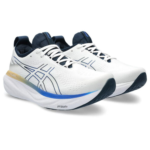 Asics Gel - Nimbus™ 25 Branco Azul Ilus - Image 3
