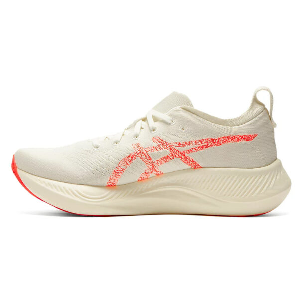 Asics Nimbus Mirai Paris White Sunrise Red - Image 2