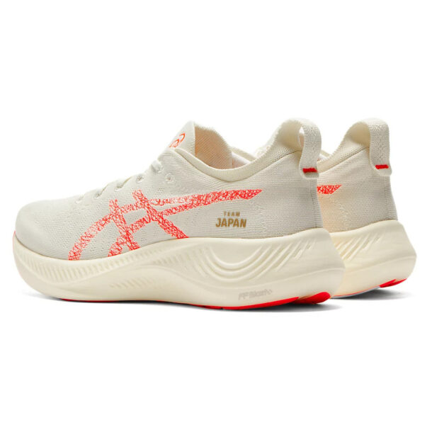 Asics Nimbus Mirai Paris White Sunrise Red - Image 4