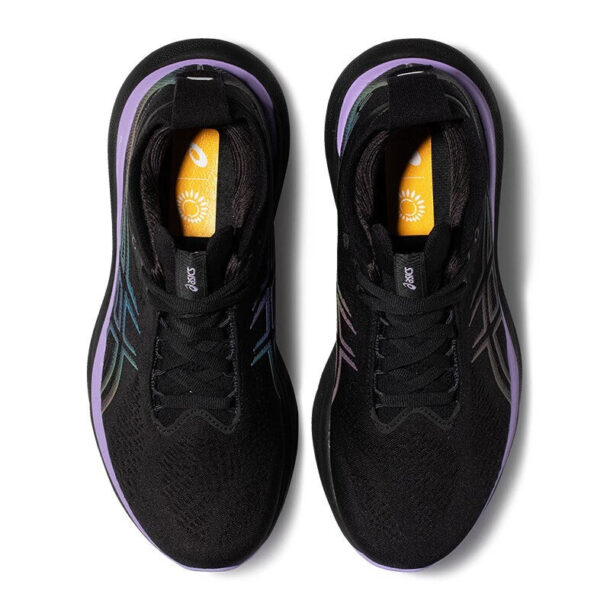 Asics Gel - Nimbus™ 25 Preto e Roxo - Image 3