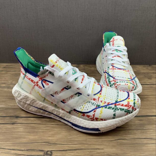 Adidas Ultraboost 21 White Multicolor - Image 4