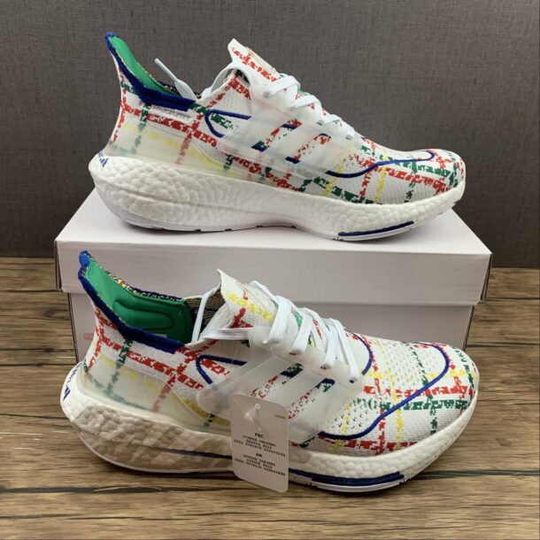 Adidas Ultraboost 21 White Multicolor - Image 6