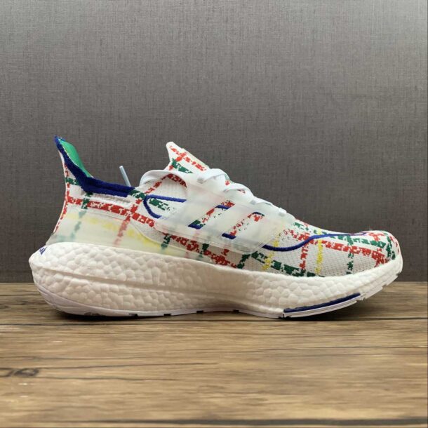 Adidas Ultraboost 21 White Multicolor - Image 3