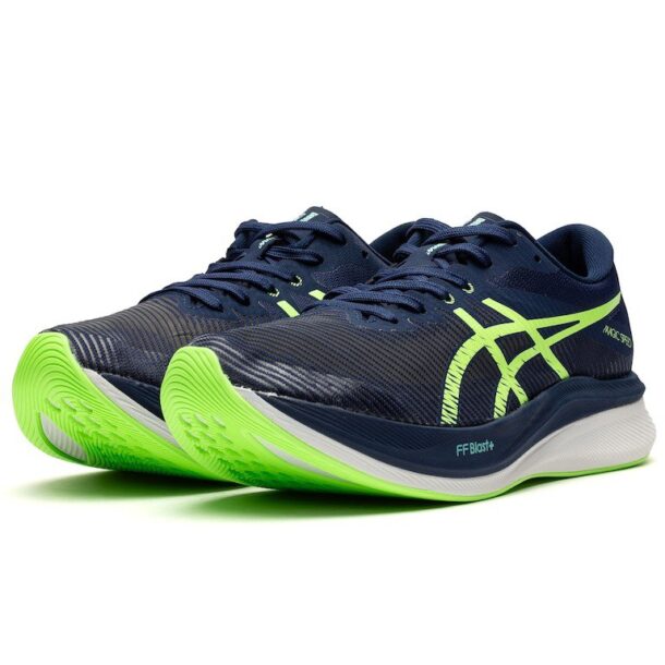Asics Magic Speed 3 - Azul Marinho com Verde e Branco - Image 2