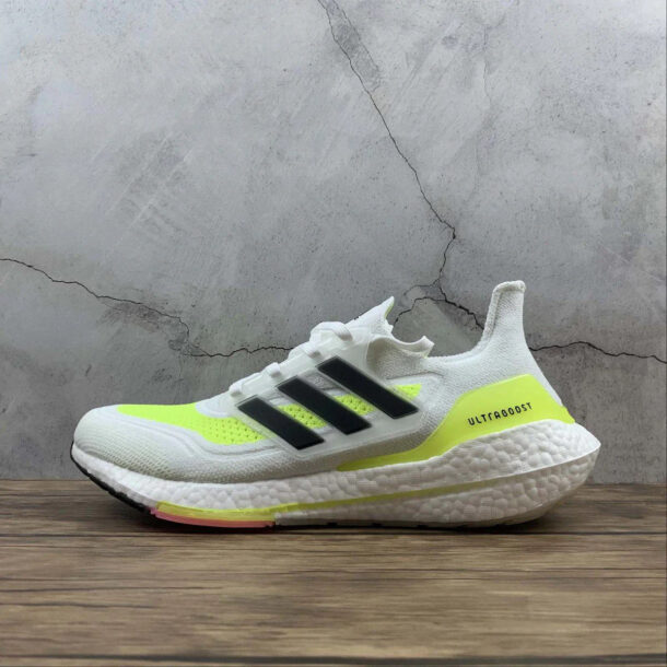 Adidas Ultraboost 21 Branco Verde - Image 2