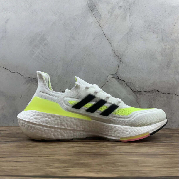 Adidas Ultraboost 21 Branco Verde - Image 4
