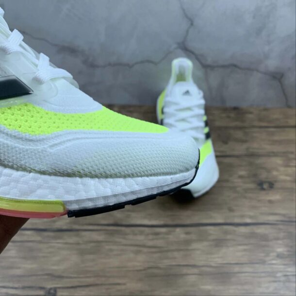 Adidas Ultraboost 21 Branco Verde - Image 7