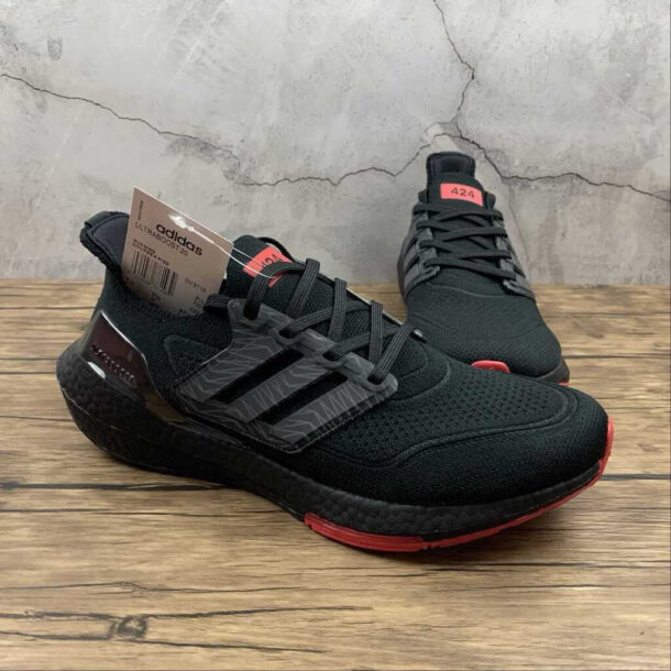 Ultraboost 21 Black Scarlet - Image 4