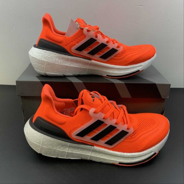 Adidas Ultraboost Light 23 Vermelho com Preto - Image 9