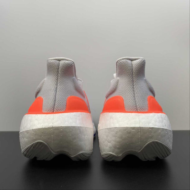 Adidas Ultraboost Light 23 Cinza com Laranja - Image 7