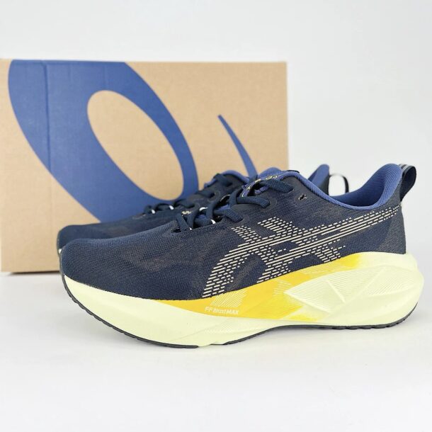 Asics NovaBlast 5 - Azul Marinho com Verde e Laranja - Image 9