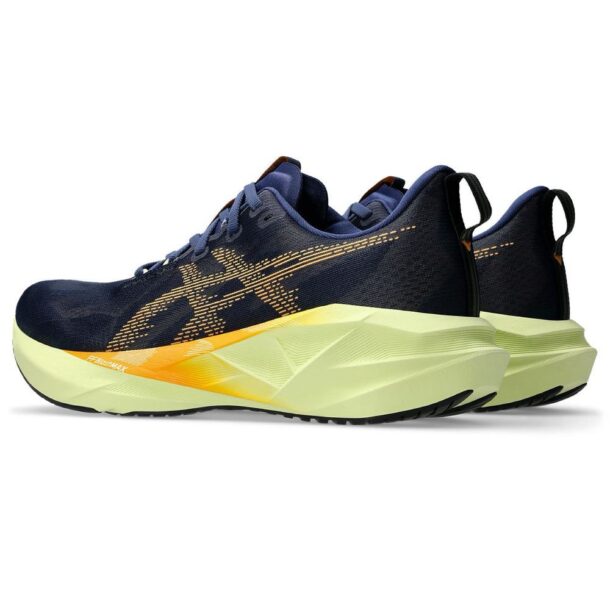Asics NovaBlast 5 - Azul Marinho com Verde e Laranja - Image 3