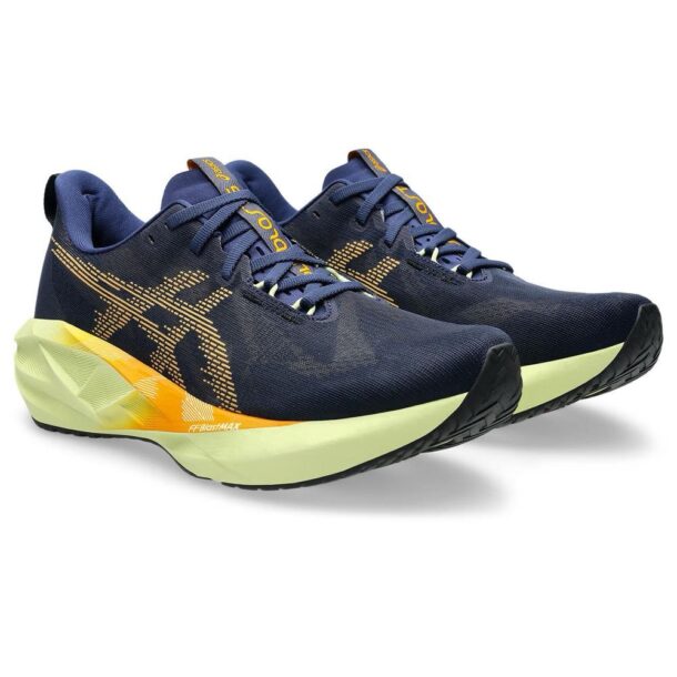Asics NovaBlast 5 - Azul Marinho com Verde e Laranja - Image 2